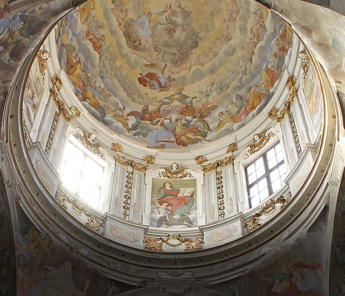 Gli affreschi della cupola di San Martino