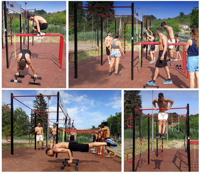 Due nuove strutture per ginnastica all'aria aperta a Accorneri e Viarigi