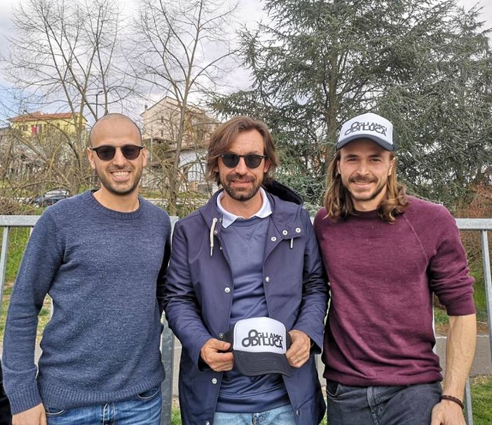 Pirlo con gli Amici di Luca Pirlo con gli Amici di Luca