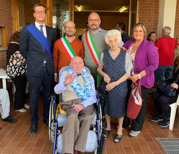 Portacomaro ha festeggiato l’imprenditore neo centenario