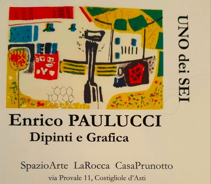 Casa Prunotto, nello Spazio Arte La Rocca, ospita la mostra dell'artista torinese Enrico Paolucci Casa Prunotto, nello Spazio Arte La Rocca, ospita la mostra dell'artista torinese Enrico Paolucci
