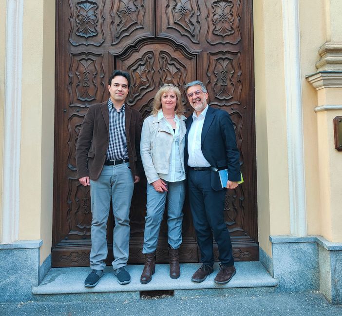 I premiati con il presidente dell'Erca, Fulvio Gatti