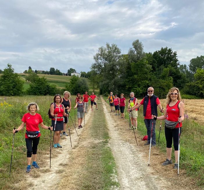 Le camminate del Nordic Walking Asti in programma dal 27 luglio al 2 agosto