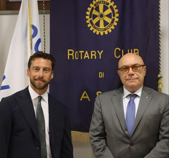 Marchisio con il presidente Mela