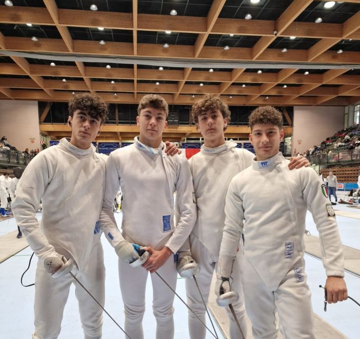 Club Scherma Associati, buona prova a Bolzano nella serie C2 di spada