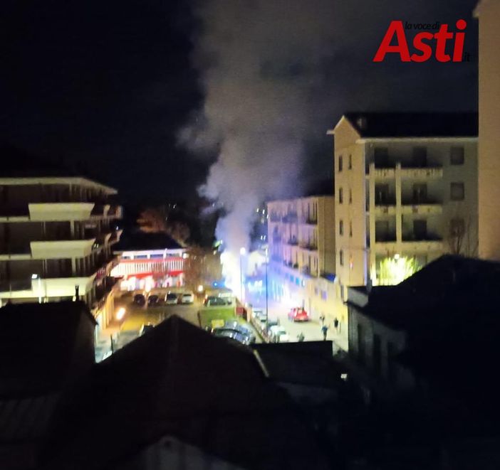 L'incendio di stanotte