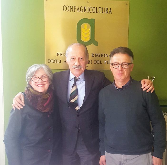 Da sinistra: Rosanna Varese, Lorenzo Morandi e Cosimo Melacca