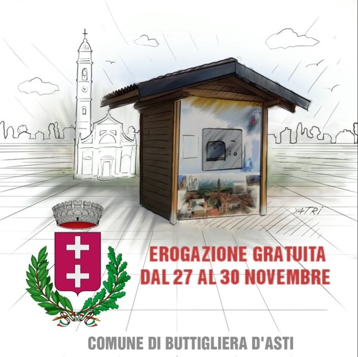 Buttigliera d’Asti: domani mattina verrà inaugurata la nuova casetta dell’acqua [VIDEO]