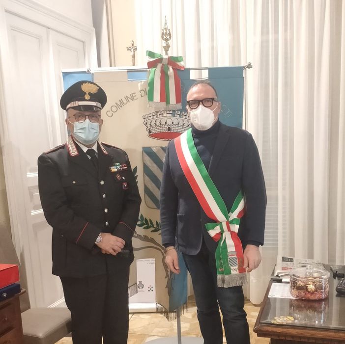 Costigliole d'Asti, promozione a luogotenente per il comandante dei carabinieri Michele Sarcinelli