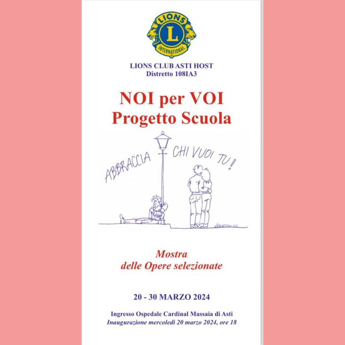 &quot;Noi per voi progetto scuola&quot; con il Lions Asti Host sui rischi dell'alcol in giovane età