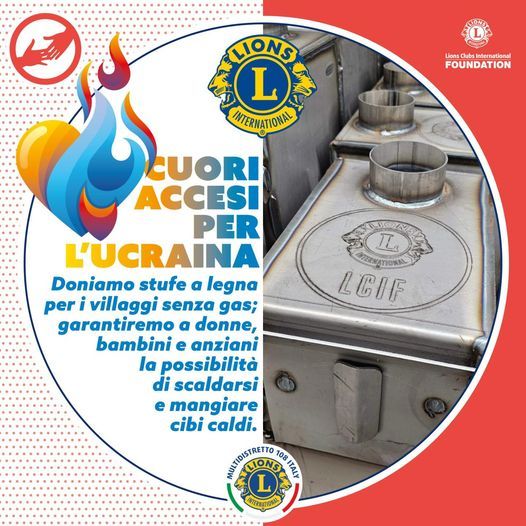 Un aiuto per l'Ucraina al freddo: il Lions club storici artisti e presepisti d'Asti dona sei stufe portatili Un aiuto per l'Ucraina al freddo: il Lions club storici artisti e presepisti d'Asti dona sei stufe portatili