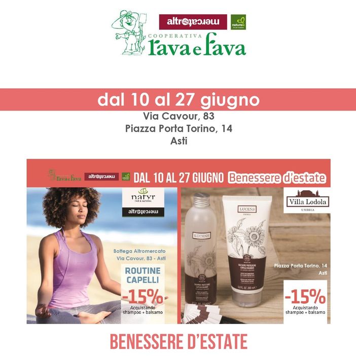Nei punti vendita Rava e Fava spazio dedicato al benessere d'estate Nei punti vendita Rava e Fava spazio dedicato al benessere d'estate