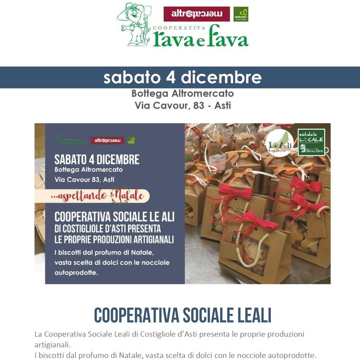 Per 'Aspettando Natale' da Rava e Fava è tempo di biscotti Per 'Aspettando Natale' da Rava e Fava è tempo di biscotti