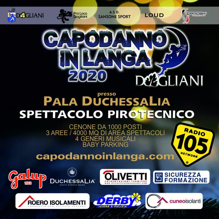 Dogliani: tutto pronto per il Capodanno in Langa Dogliani: tutto pronto per il Capodanno in Langa