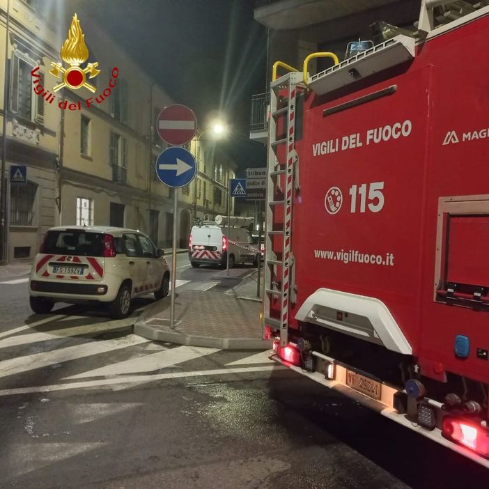Fuga di gas ieri sera in corso Gramsci, sul posto i Vigili del Fuoco