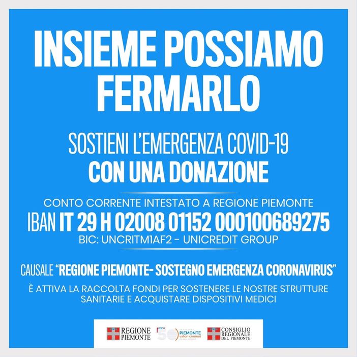 Lotta a Covid -19, dai Consorzi del vino del Piemonte trentamila euro a favore delle strutture ospedaliere regionali