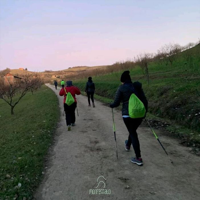 Da domani riprendono le camminate del Monferrato Nordic Walking Da domani riprendono le camminate del Monferrato Nordic Walking