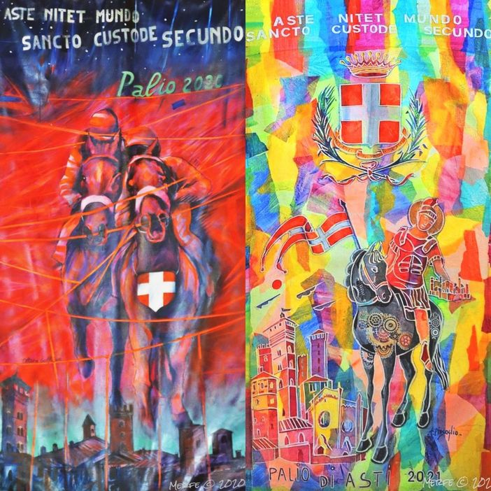 Palio: la consegna dei Sendalli 2020 e 2021 al Museo del Palio Palio: la consegna dei Sendalli 2020 e 2021 al Museo del Palio