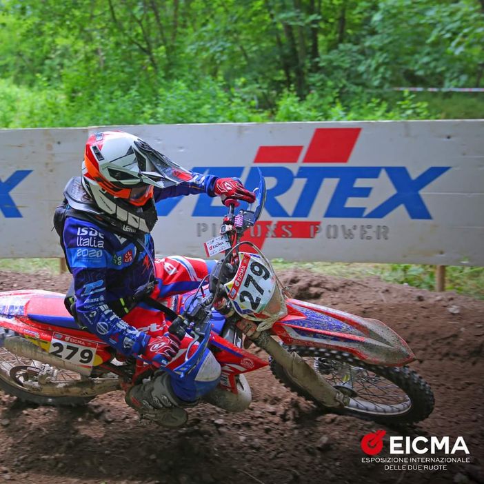 Sabrina Lazzarino immortalata nel corso di una gara Sabrina Lazzarino immortalata nel corso di una gara