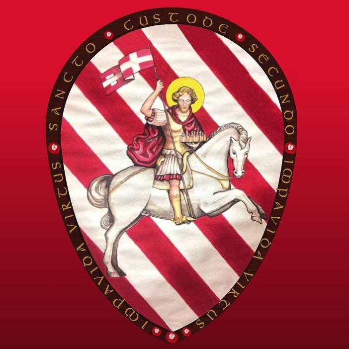 Lo stemma del rione San Secondo Lo stemma del rione San Secondo