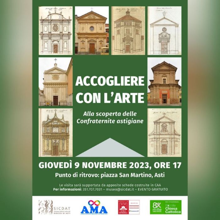 Si va alla scoperta delle Confraternite astigiane con "Accogliere l'arte", giovedì 9 novembre