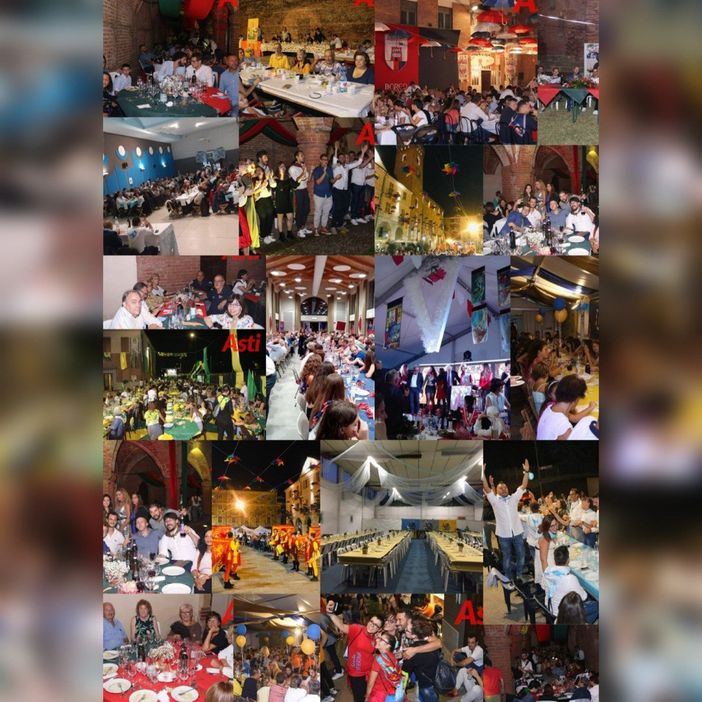 Palio di Asti: dai cenini alle cene propiziatorie. Nei Comitati si entra nel vivo