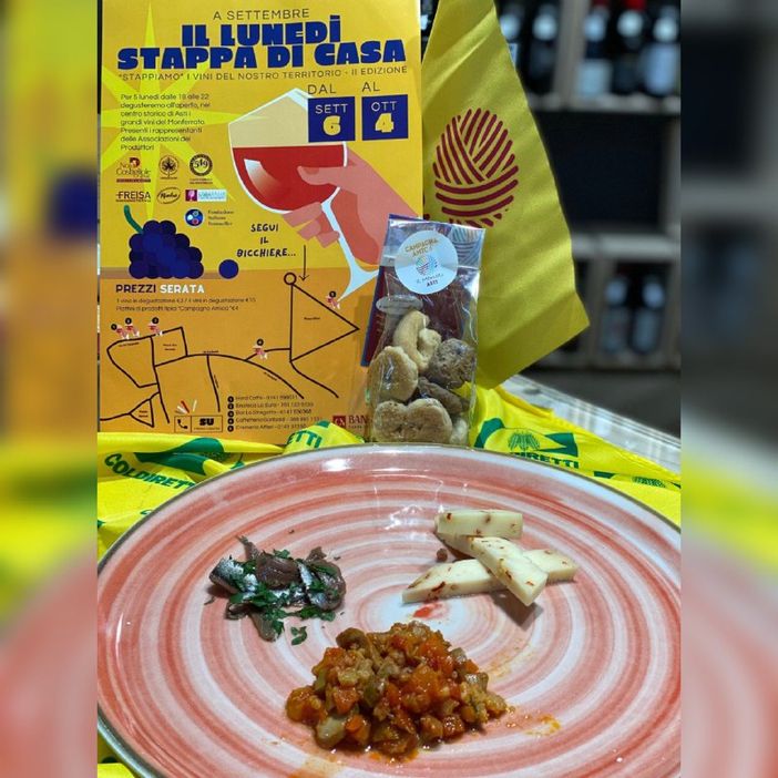 "Il lunedì stappa di casa" chiude il 4 ottobre. Ultimo appuntamento agro-enologico "Il lunedì stappa di casa" chiude il 4 ottobre. Ultimo appuntamento agro-enologico