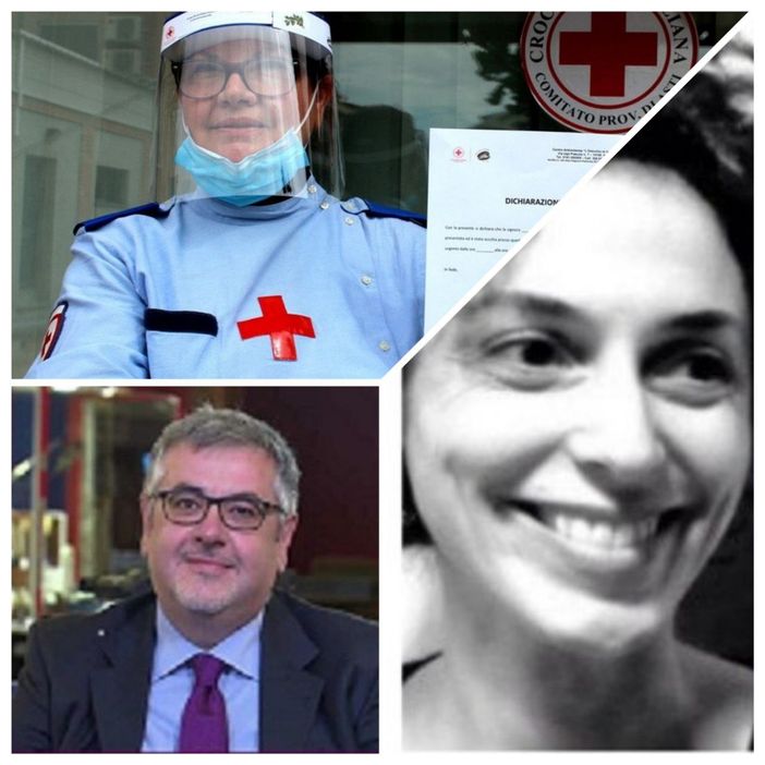 Gli ospiti della trasmissione: dall'alto Elisa Chechile, Stefano Santin e Valentina Panna