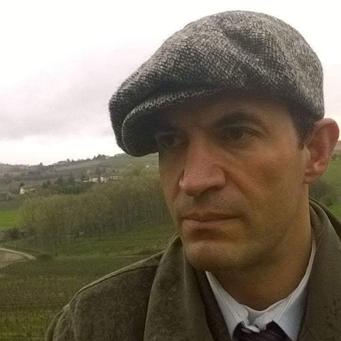 Lo scrittore Fabrizio Borgio alla libreria Alberi d'acqua Lo scrittore Fabrizio Borgio alla libreria Alberi d'acqua