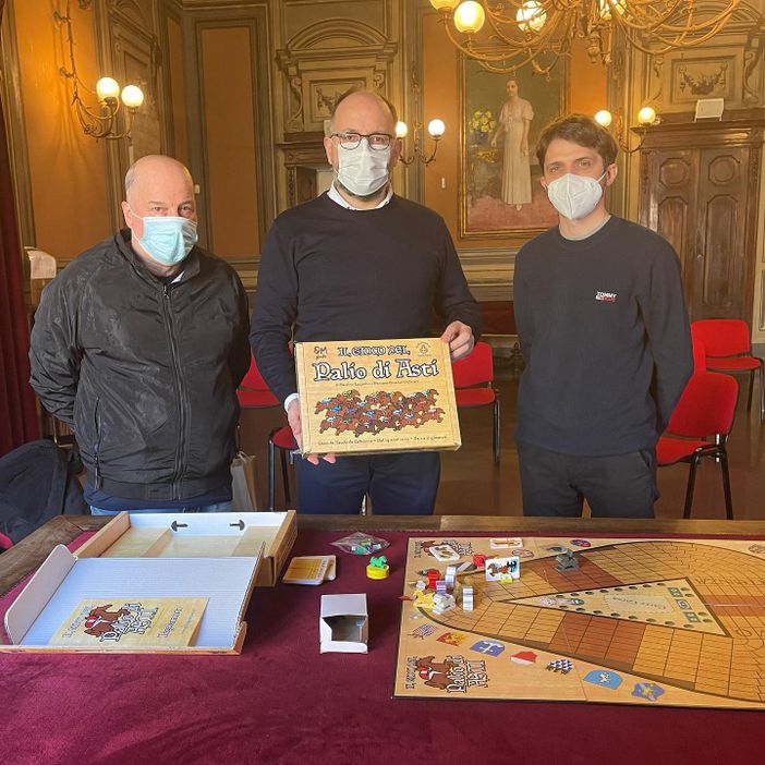 Il Gioco del Palio arriva in Comune ad Asti