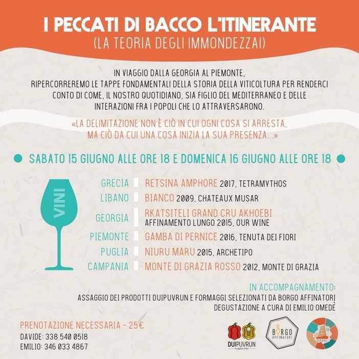 Anche una degustazione vinicola internazionale nel ricco programma del “Babel Festival” Anche una degustazione vinicola internazionale nel ricco programma del “Babel Festival”