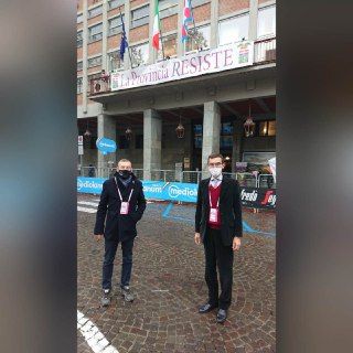 Il presidente con il consigliere Lovisolo