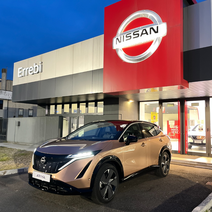 Presentazione astigiana per la Nissan Ariya, suv 100% elettrico