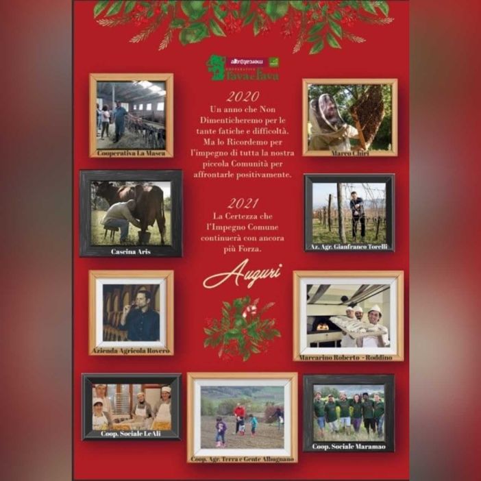 Cartolina natalizia Bottega Rava e Fava Cartolina natalizia Bottega Rava e Fava