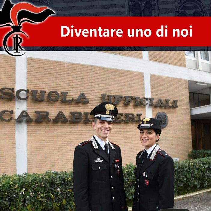 Concorso per l'ammissione di 60 allievi ufficiali dell'Arma dei Carabinieri