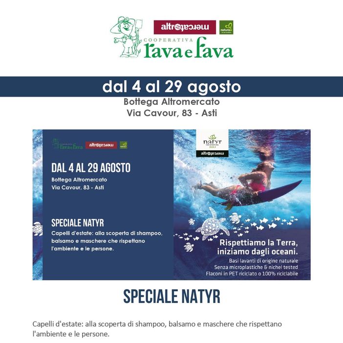 La salute del capello alla Bottega Rava e Fava di via Cavour La salute del capello alla Bottega Rava e Fava di via Cavour