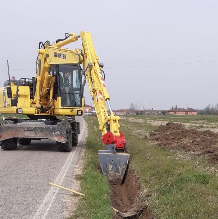 Al via i lavori di manutenzione di fossi e banchine in provincia di Asti