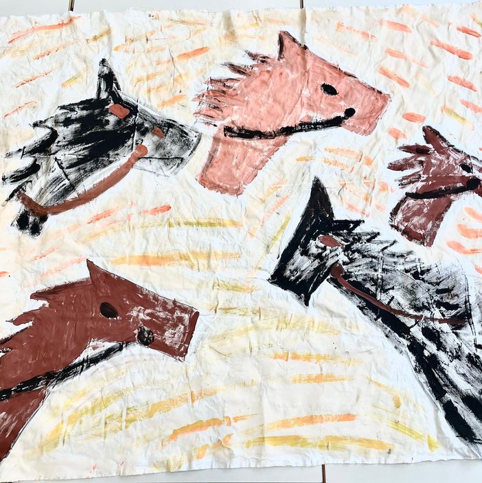 In questa immagine e nelle altre visibili a fine articolo, alcuni degli elaborati realizzati dai bimbi e bimbe della Rio Crosio In questa immagine e nelle altre visibili a fine articolo, alcuni degli elaborati realizzati dai bimbi e bimbe della Rio Crosio