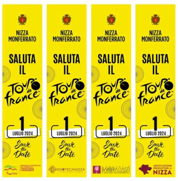Nizza Monferrato si prepara ad accogliere il passaggio del Tour de France Nizza Monferrato si prepara ad accogliere il passaggio del Tour de France