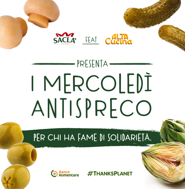 La locandina dei &quot;Mercoledì antispreco&quot;