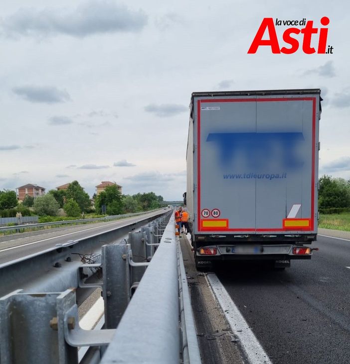 Disagi sul tratto astigiano dell’A21 per un incidente in direzione Torino Disagi sul tratto astigiano dell’A21 per un incidente in direzione Torino
