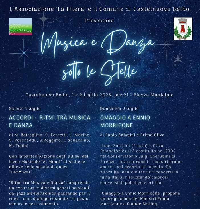 Week end in piazza a Castelnuovo Belbo tra sonorità ed enogastronomia