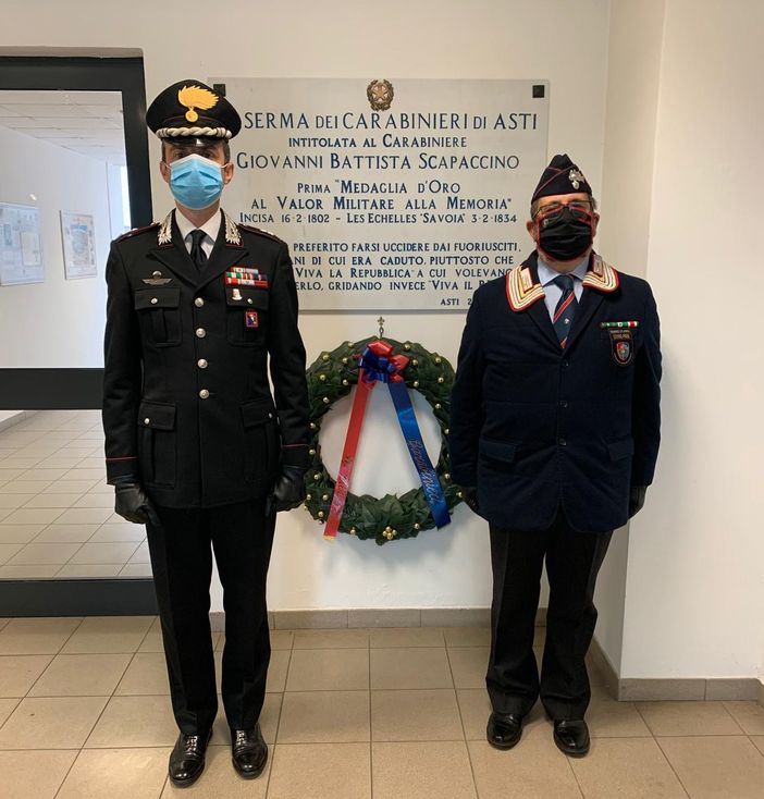 Commemorazione astigiana per i carabinieri caduti in guerra e nell’adempimento del proprio dovere Commemorazione astigiana per i carabinieri caduti in guerra e nell’adempimento del proprio dovere