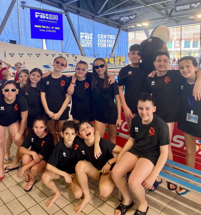 Gli Esordienti A della Vallebelbo Sport in gara a Torino