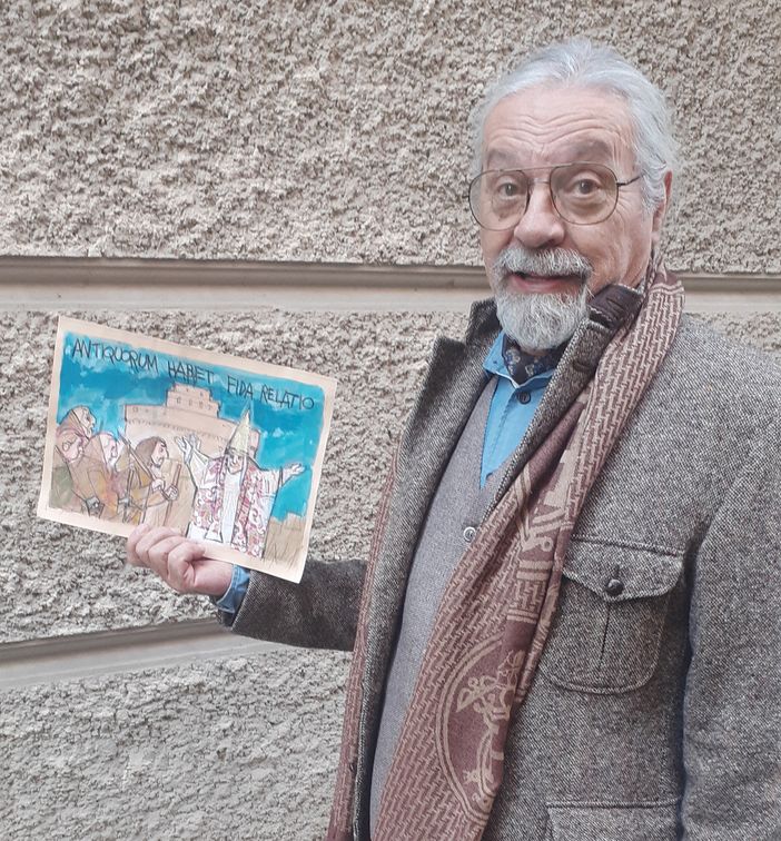 Paolo Fresu con il menu d'autore da lui realizzato Paolo Fresu con il menu d'autore da lui realizzato