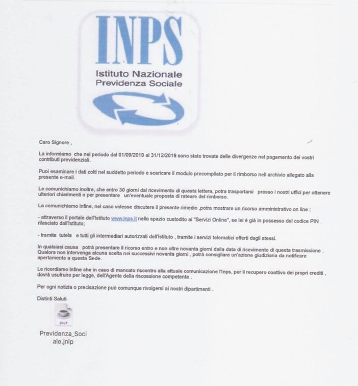 Frodi online. L’INPS nuovamente nel mirino dei truffatori telematici Frodi online. L’INPS nuovamente nel mirino dei truffatori telematici
