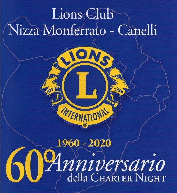 Il Lions Club Nizza Monferrato – Canelli si appresta a festeggiare il  60° anniversario di fondazione