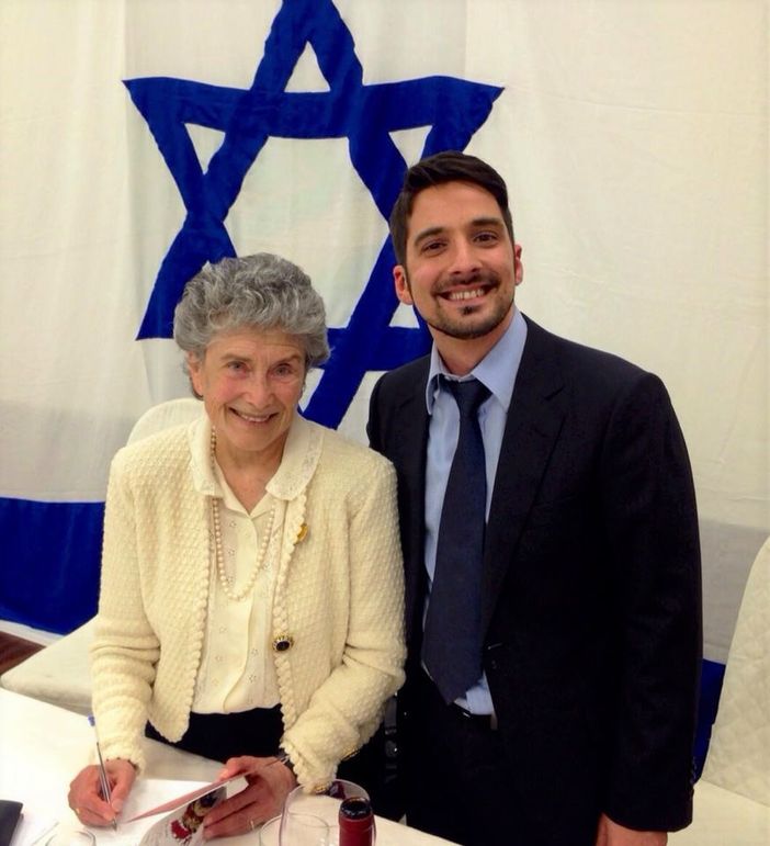 Candelaresi con la scrittrice israeliana Bat Ye'or Candelaresi con la scrittrice israeliana Bat Ye'or