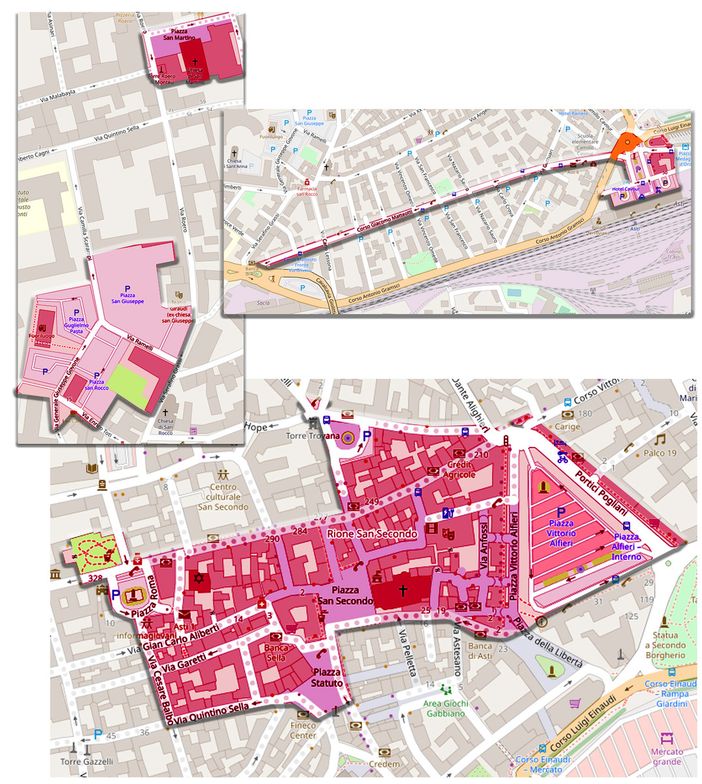Nella cartina, le aree interdette alla circolazione