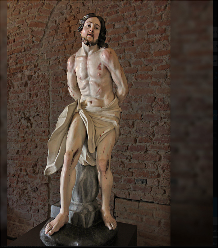 La statua lignea del 'Cristo alla colonna' ritorna nella chiesa di San Rocco La statua lignea del 'Cristo alla colonna' ritorna nella chiesa di San Rocco